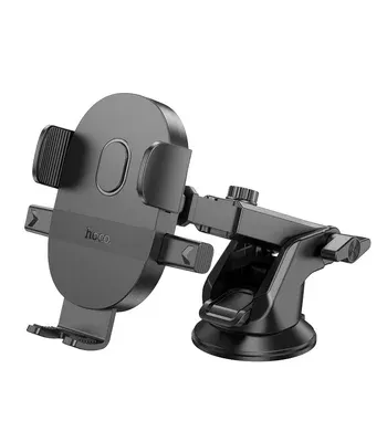 Автодержатель Hoco H19 Mighty one-button (center console) Black Автодержатель Hoco H19 Mighty one-button (center console) Black