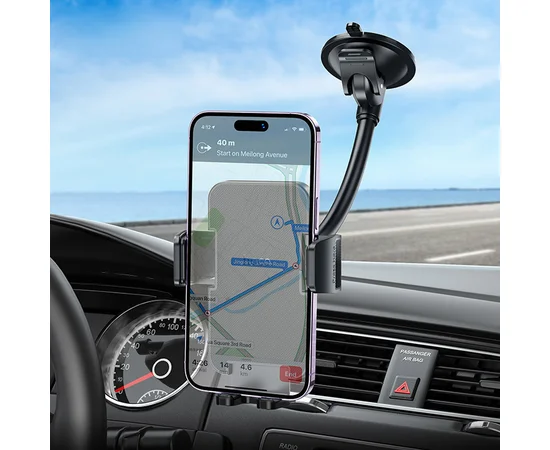 Автодержатель Hoco H38 Cheeatag (windshield) Black