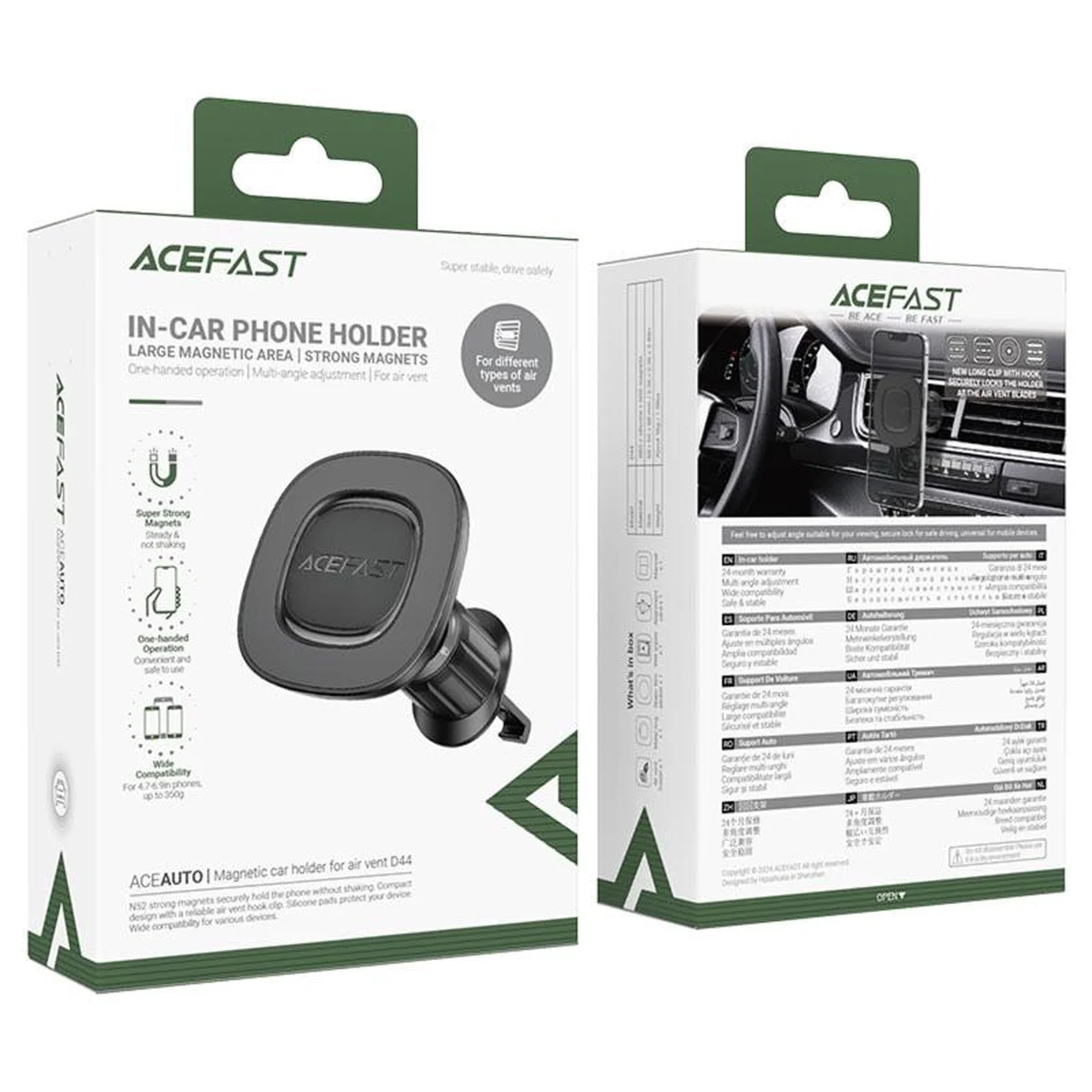 Автоутримувач Acefast D44 Black