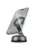 Автоутримувач Hoco H92 High vacuum suction cup magnetic (universal) Black / Metal gray