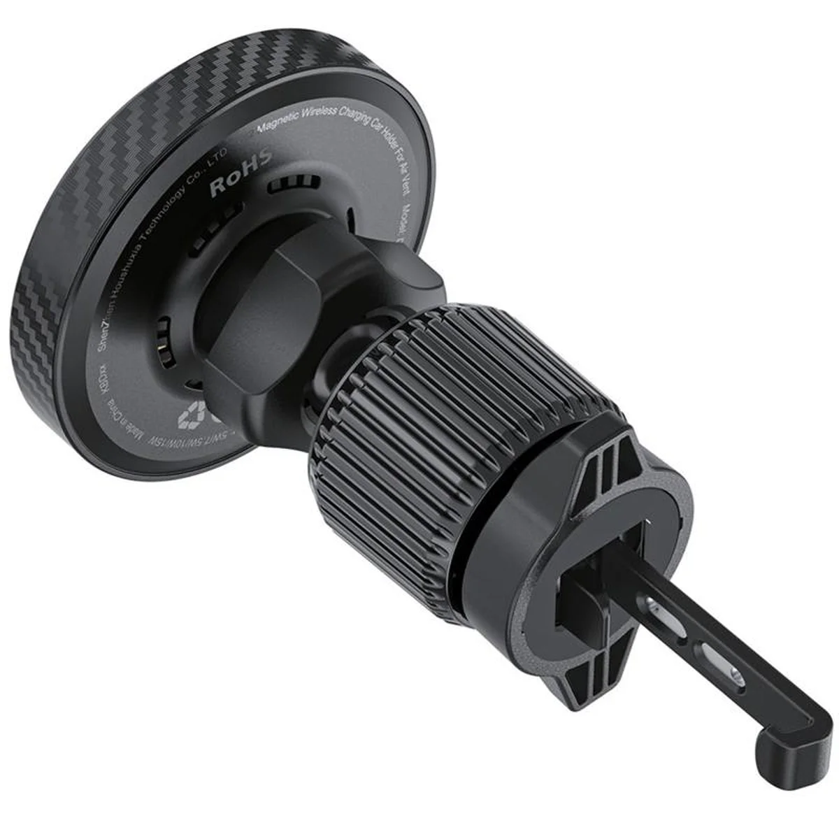 Автодержатель с БЗУ Acefast D33 Qi2 Magnetic Wireless Charging 15W Black