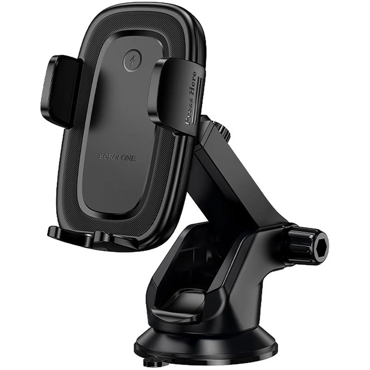 Автодержатель с БЗУ Borofone BH223 Follower 15W (center console) Black