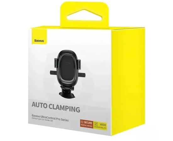 Автодержатель Baseus UltraControl Pro Series Clamp-Type (C40351600113-0) Cluster Black