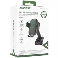Автотримач із БЗУ Acefast D49 Wireless Charging 15W Black