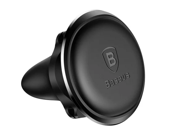 Автодержатель магнитный Baseus Magnetic Air Vent OS with cable clip (C40141201113-00) Black
