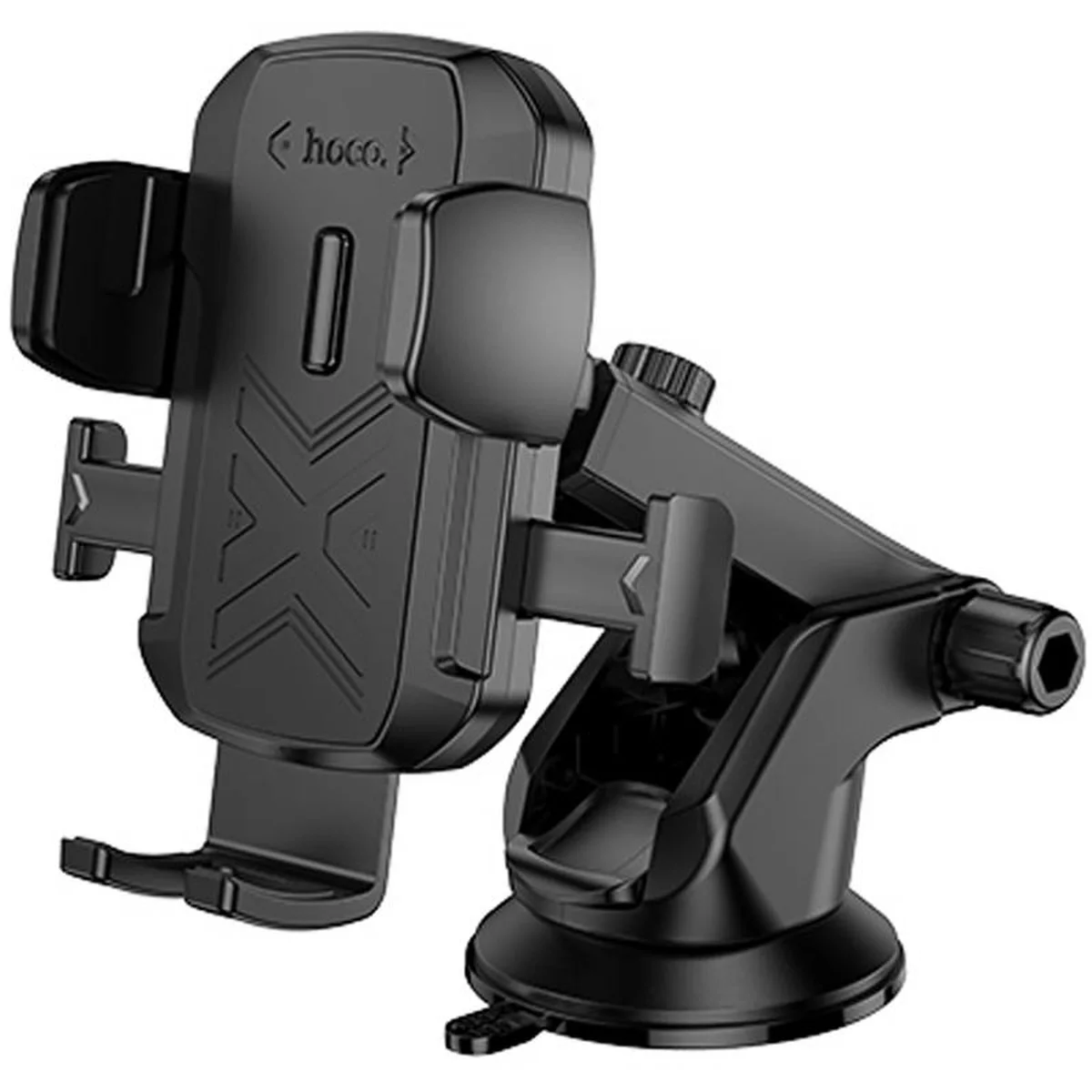 Автодержатель Hoco H65 Gamble one-button (center console) Black