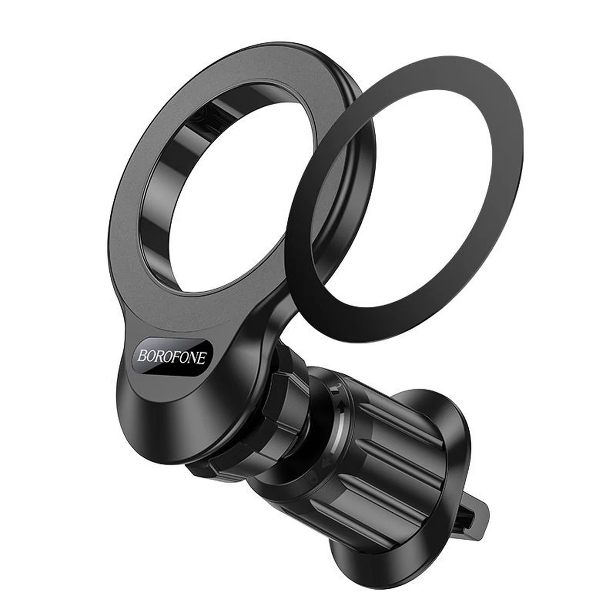 Автодержатель Borofone BH104 Path ring magnetic (air outlet) Black