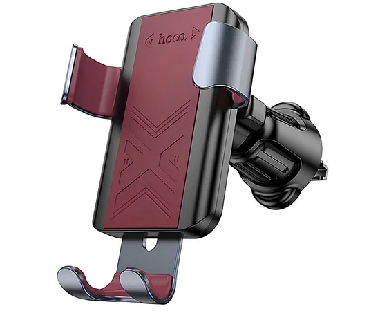 Автодержатель Hoco H70 Gamble gravity (air outlet) Black / Red