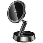 Автоутримувач Hoco H83 Metal ring magnetic (center console) Metal grey