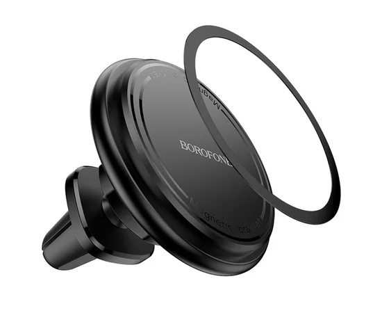 Автодержатель Borofone BH135 Parker ring magnetic (air outlet) Black