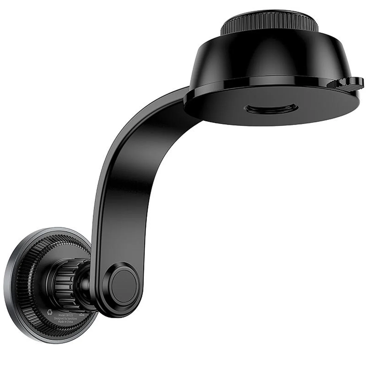 Автодержатель Borofone BH123 Profit magnetic (center console) Black / Metal gray