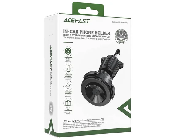 Автодержатель Acefast D22 Black