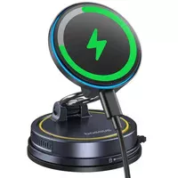 Автотримач із БЗУ Baseus PrimeTrip VC2 Flex Pro Magnetic Wireless Charging (C0013F) Cosmic Black