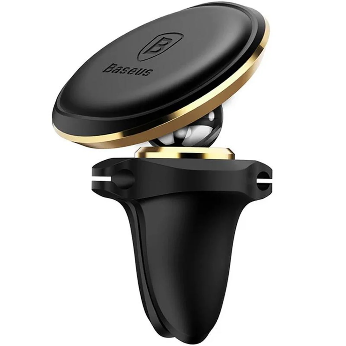 Автодержатель магнитный Baseus Magnetic Air Vent OS with cable clip (C40141201113-00) Rose Gold