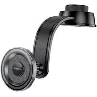 Автодержатель Borofone BH123 Profit magnetic (center console) Black / Metal gray