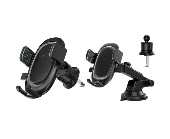 Автодержатель Baseus UltraControl Pro Series Clamp-Type (C40351600113-0) Cluster Black