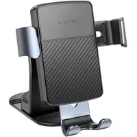 Автодержатель Borofone BH119 Refined (center console) Black / Metal gray