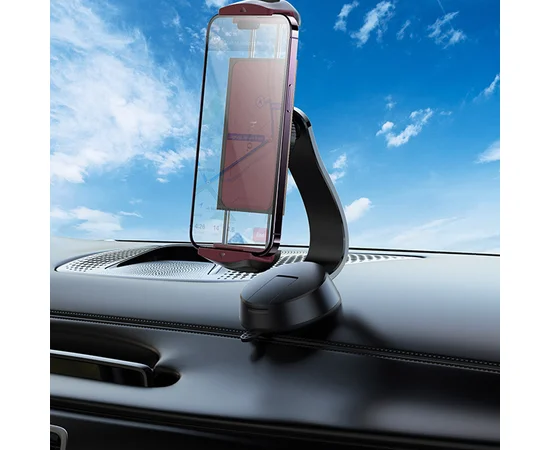 Автодержатель Hoco H68 Gamble tablet (center console) Black / Red