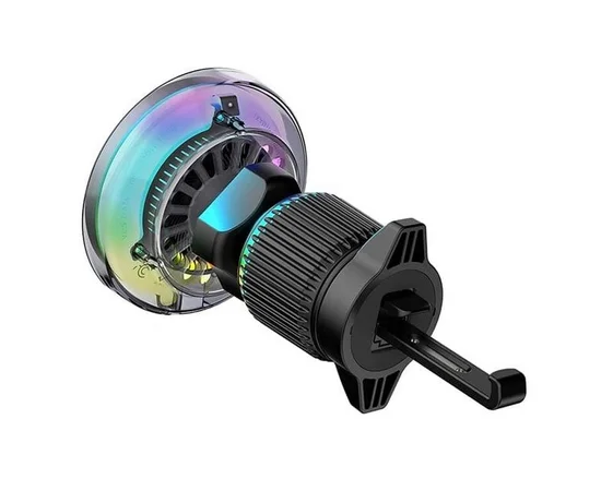 Автодержатель с БЗУ WIWU CH-324 Aurora Qi2 15W Black