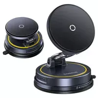 Автотримач із БЗУ Baseus PrimeTrip VC2 Flex Pro Magnetic Wireless Charging (C0013F) Cosmic Black