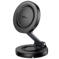Автоутримувач Hoco H61 Show folding ring magnetic (dashboard) Black / Metal gray