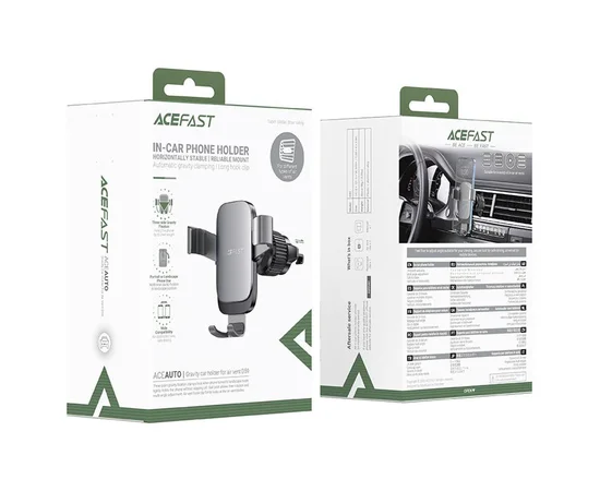 Автодержатель Acefast D59 Gray