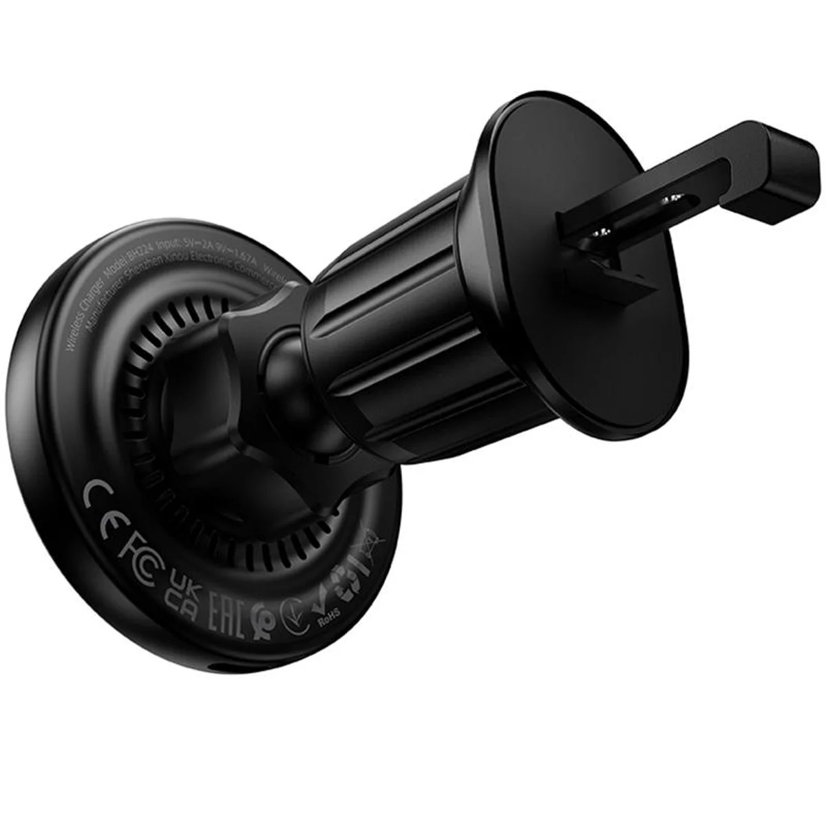 Автодержатель с БЗУ Borofone BH224 Flash 15W (air outlet) Black