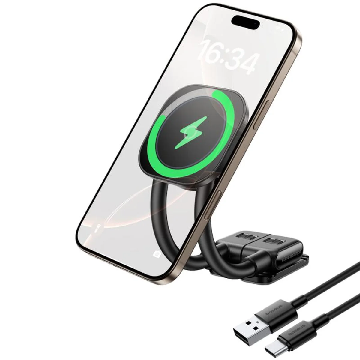 Автоутримувач з БЗУ Baseus PrimeTrip C03 Pro Magnetic Wireless Charging (C0013B) Cosmic Black