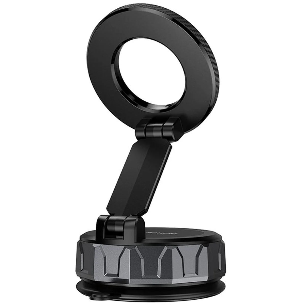 Автоутримувач Borofone BH140 Gloria Vacuum Suction Magnetic (center console) Black / Metal grey