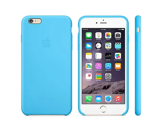 Шкіряний чохол "Apple Leather Case" блакитний (HC) для iPhone 6 Plus / 6S Plus