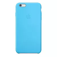Кожаный чехол "Apple Leather Case" голубой (HC) для iPhone 6 Plus/6S Plus