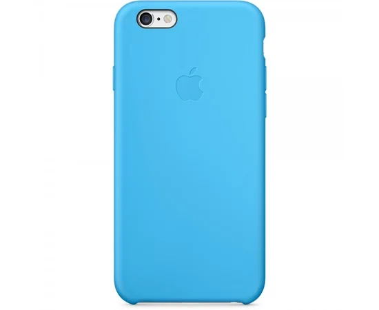 Силиконовый голубой чехол "Apple" Silicone Case (HC) для iPhone 6 Plus/6S Plus