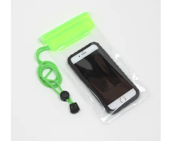 Водонепроницаемый чехол "Waterproof" зеленый для iPhone