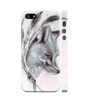 Чехол "iDAY" пластиковый для iPhone 5/5S/SE Лиса тату Чехол "iDAY" пластиковый для iPhone 5/5S/SE Лиса тату