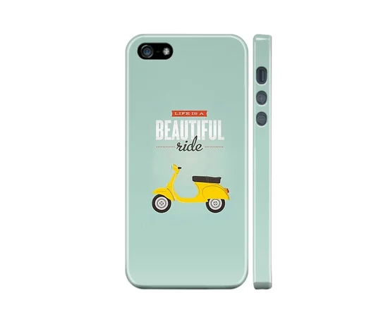 Чохол "iDAY" пластиковий для iPhone 5 / 5S / SE Мопед