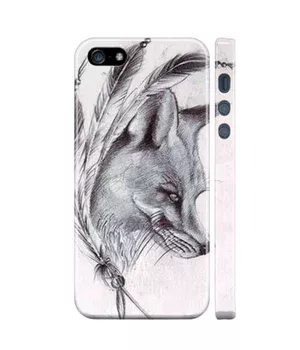 Чехол "iDAY" пластиковый для iPhone 5/5S/SE Лиса тату Чехол "iDAY" пластиковый для iPhone 5/5S/SE Лиса тату