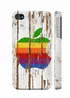 Чехол "iDAY" пластиковый для iPhone 4/4S Apple дерево