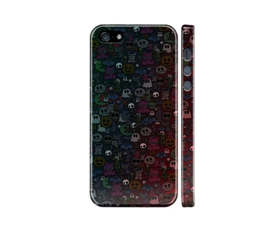 Чохол "iDAY" пластиковий для iPhone 5 / 5S / SE Стікери - монстри