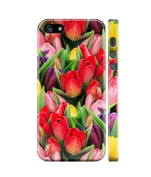 Чехол "iDAY" пластиковый для iPhone 5/5S/SE Тюльпаны Чехол "iDAY" пластиковый для iPhone 5/5S/SE Тюльпаны