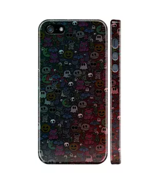 Чехол "iDAY" пластиковый для iPhone 5/5S/SE Стикеры - монстры Чехол "iDAY" пластиковый для iPhone 5/5S/SE Стикеры - монстры