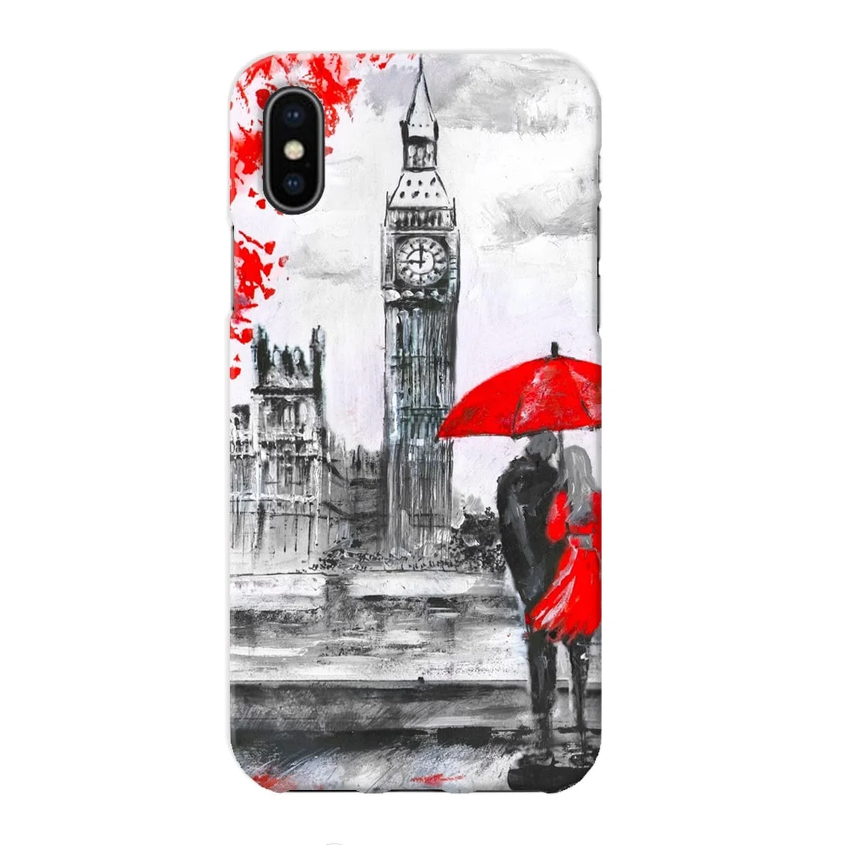 Чехол "iDAY" пластиковый для iPhone X/XS Биг Бен