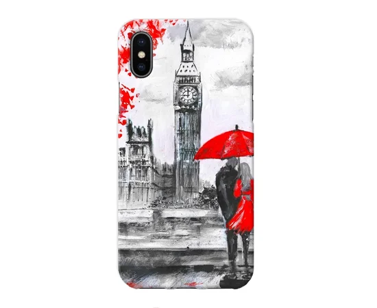 Чехол "iDAY" пластиковый для iPhone X/XS Биг Бен