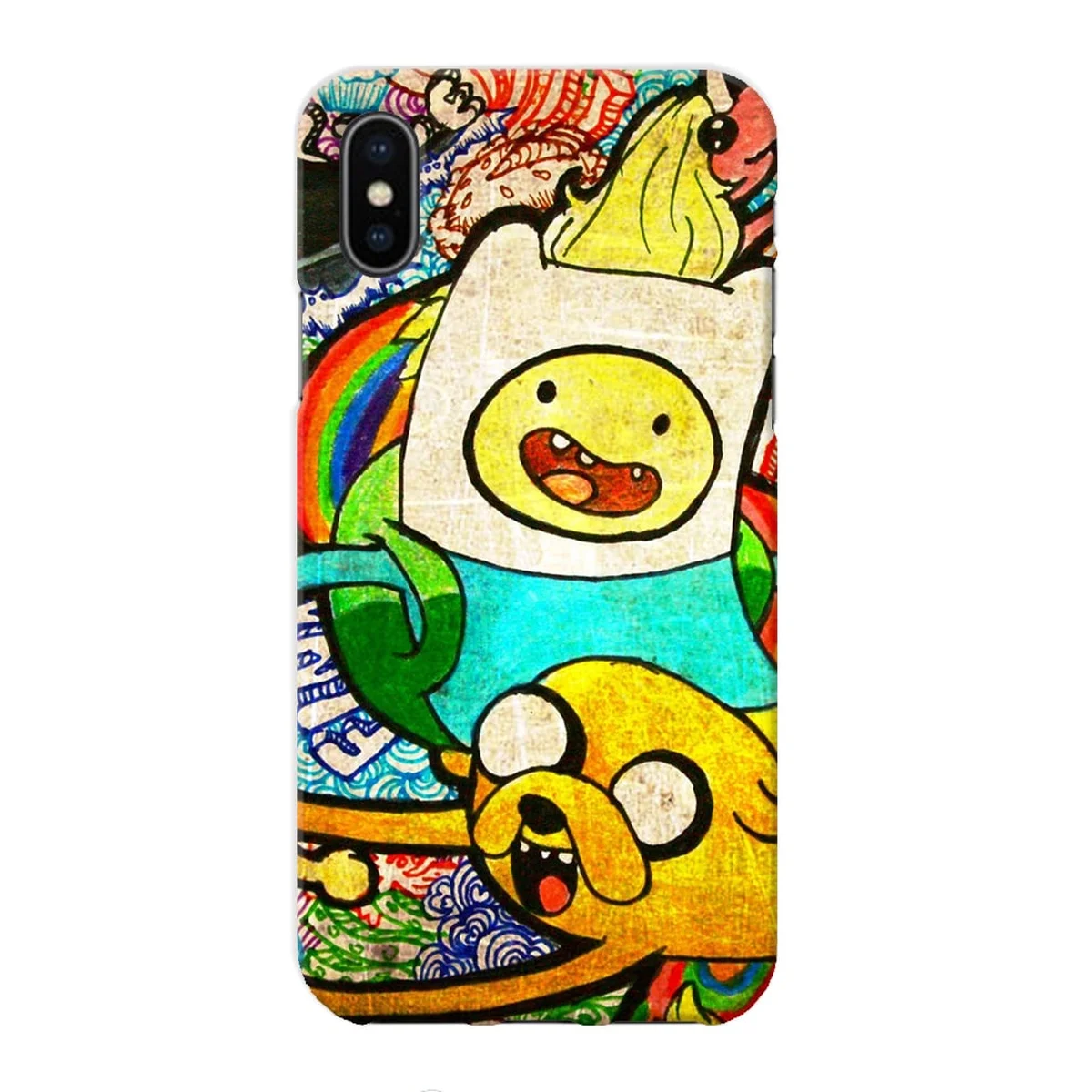 Чехол "iDAY" пластиковый для iPhone X/XS Adventure Time