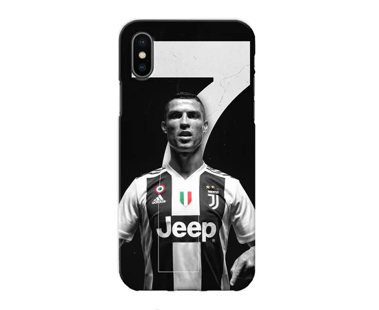 Чехол "iDAY" пластиковый для iPhone X/XS CR7 Juve
