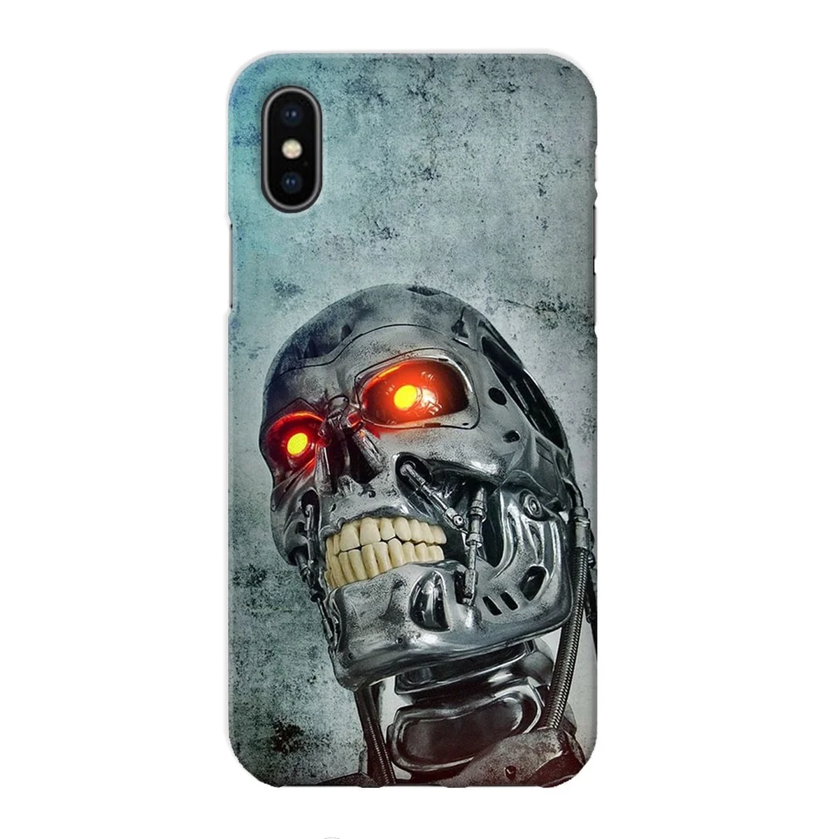 Чехол "iDAY" пластиковый для iPhone X/XS Терминатор