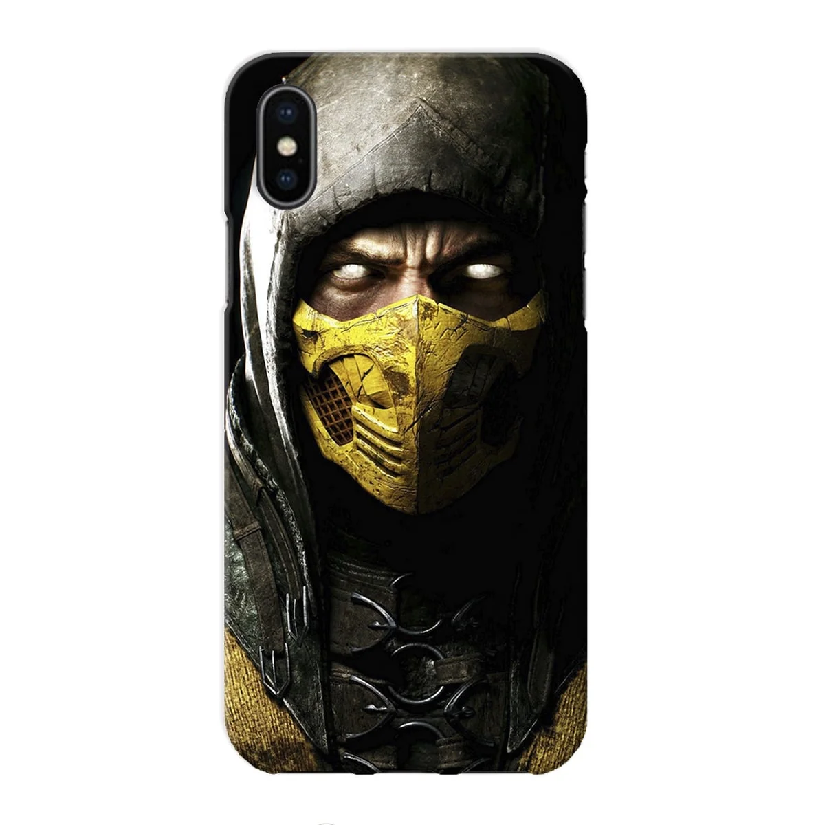 Чехол "iDAY" пластиковый для iPhone X/XS Скорпион (Mortal Kombat)