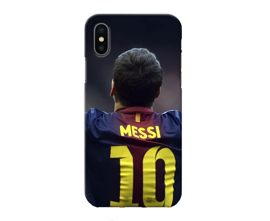 Чехол "iDAY" пластиковый для iPhone X/XS Messi 10