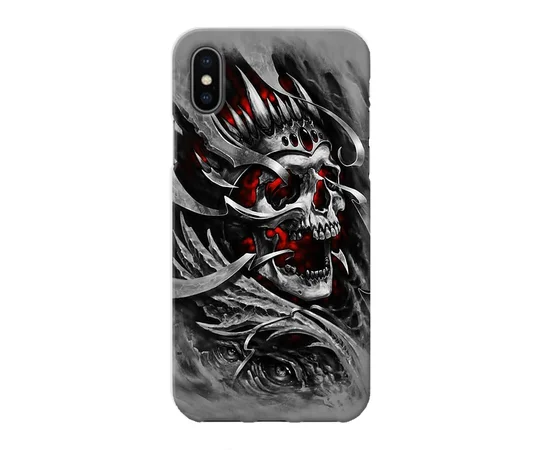 Чехол "iDAY" пластиковый для iPhone X/XS Dead king