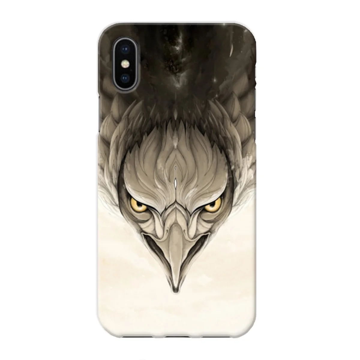 Чехол "iDAY" пластиковый для iPhone X/XS Ястреб