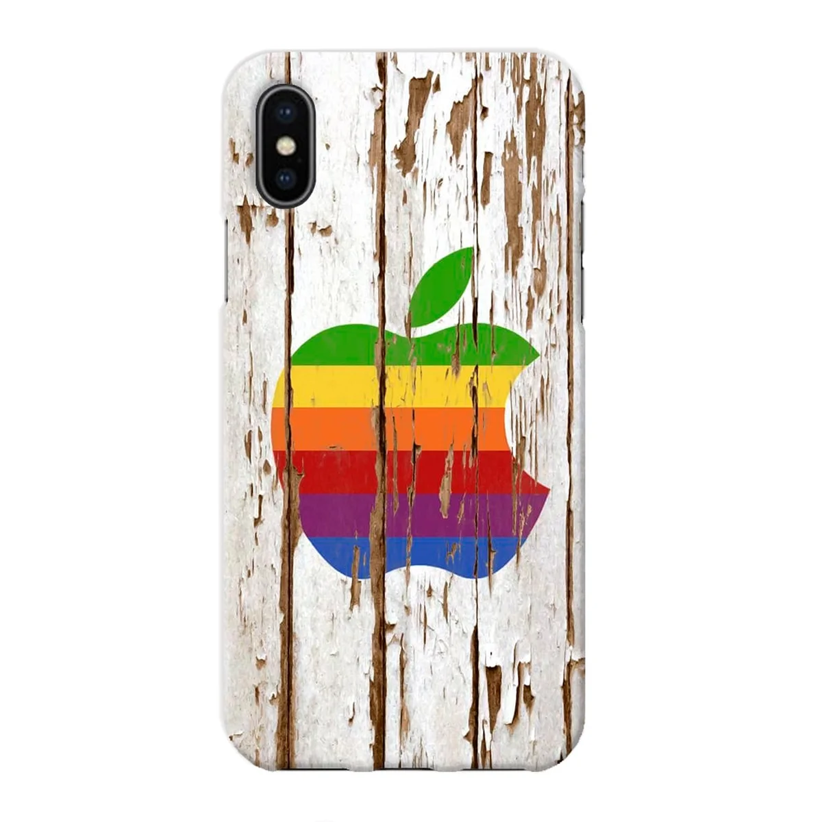 Чохол "iDAY" пластиковий для iPhone X / XS Apple дерево